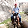 Riding 'Papito' Up to the Citadelle Laferrière